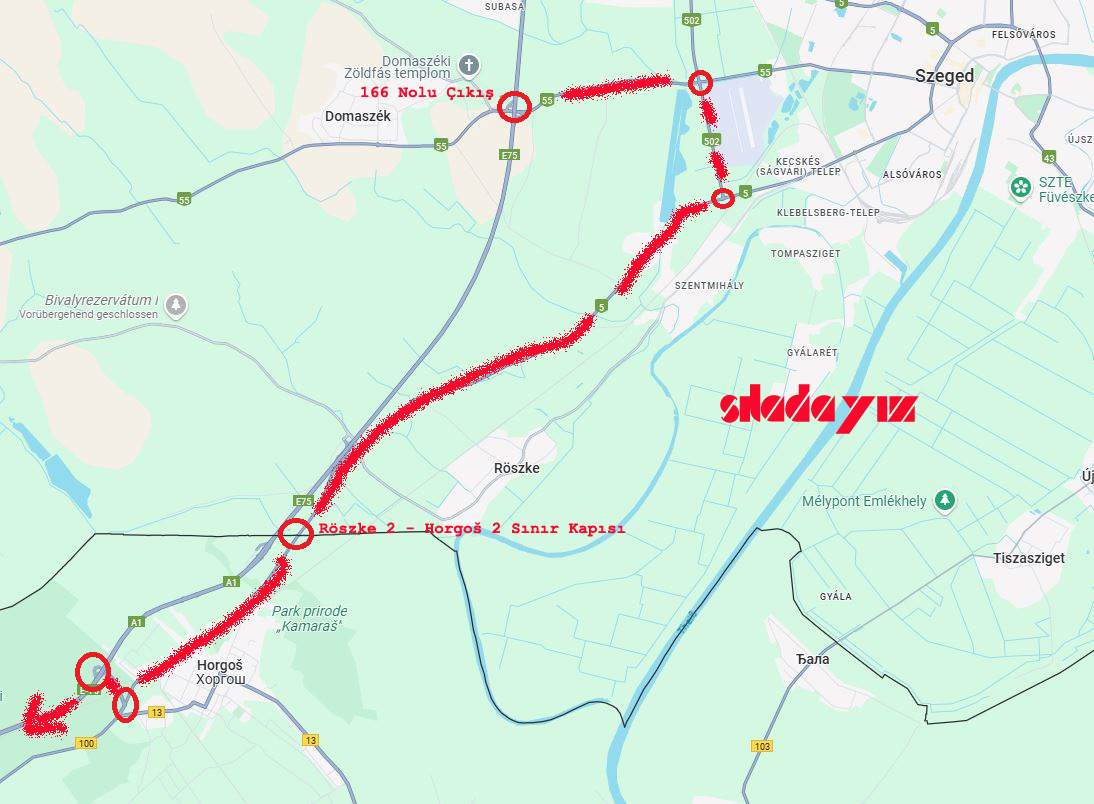 Röszke II - Horgoš II Yol Tarifi